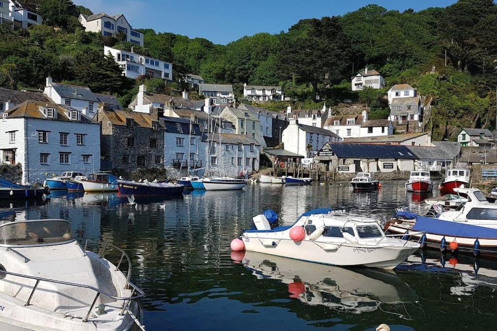 Bijou Coastal Apartment In Polperro With Hot Tub Onsite Parking Downhill Walk To Village 外观 照片
