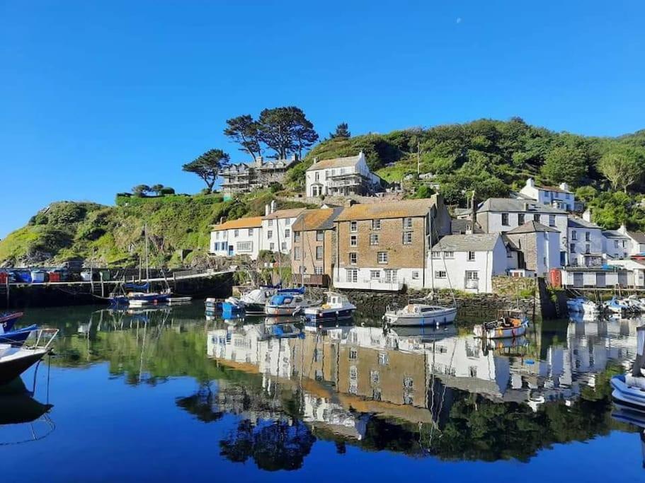 Bijou Coastal Apartment In Polperro With Hot Tub Onsite Parking Downhill Walk To Village 外观 照片