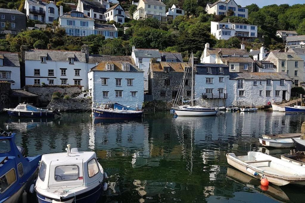 Bijou Coastal Apartment In Polperro With Hot Tub Onsite Parking Downhill Walk To Village 外观 照片